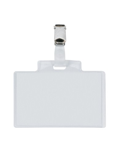 10 Portanome Pass 3E 9,5x6cm c/clip in metallo Sei Rota 318410 SEI ROTA PORTABADGE E ACCESSORI