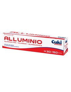 Roll alluminio H300mm x 150mt in astuccio con seghetto Cuki Professional 3930015 Cuki Professional ACCESSORI E UTENSILI CUCINA