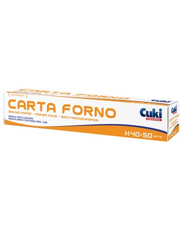 Roll carta forno 400mmX50m Cuki Professional 4540050 Cuki Professional ACCESSORI E UTENSILI CUCINA