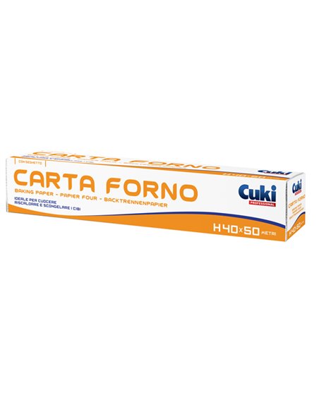 Roll carta forno 400mmX50m Cuki Professional 4540050 Cuki Professional ACCESSORI E UTENSILI CUCINA