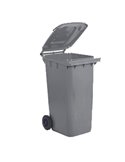 Bidone carrellato 120Lt grigio per raccolta differenziata 1/120/5-GRB