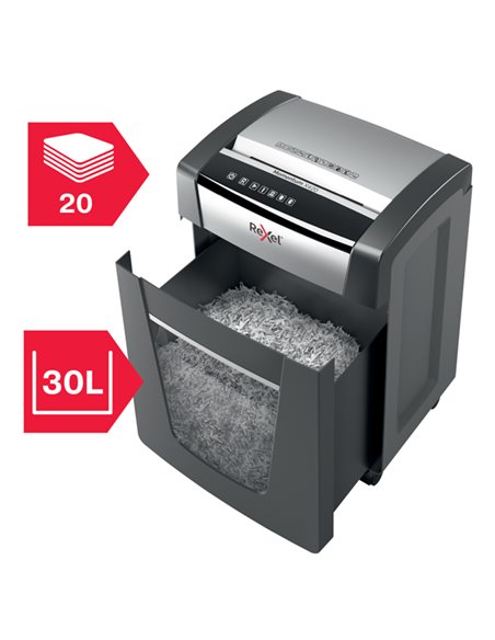 Distruggidocumenti a frammenti Momentum X420 Rexel 2104578EU REXEL A FRAMMENTI E MICROFRAMMENTI