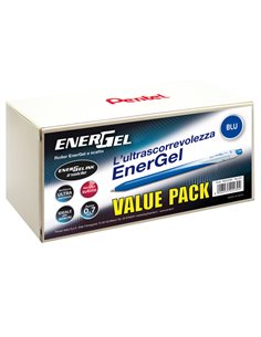 Valuepack 20+4 roller ENERGel Slim BL437 blu 0.7mm Pentel 0022230 PENTEL A SCATTO