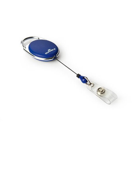10 Chiocciole YO-YO Style Blu con filo retrattile x portabadge Durable 8324-07 DURABLE PORTABADGE E ACCESSORI