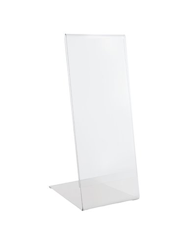 Display con base a L 1/3 A4 -10x21cm Lebez 80983 LEBEZ PORTADEPLIANT DA TAVOLO