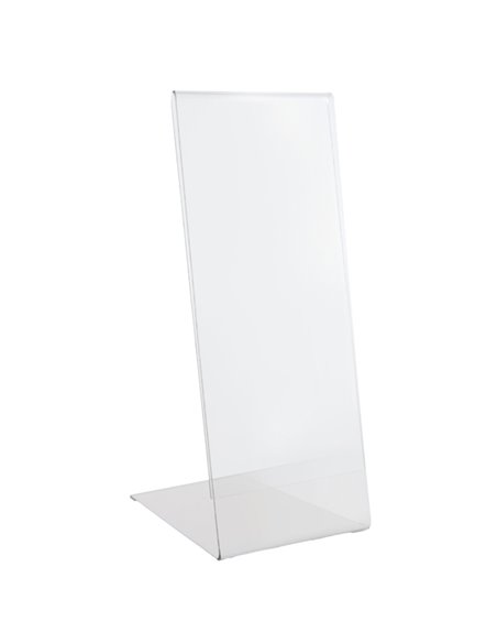 Display con base a L 1/3 A4 -10x21cm Lebez 80983 LEBEZ PORTADEPLIANT DA TAVOLO