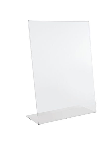 Display con base a L A5 - 15x21cm Lebez 80985 LEBEZ PORTADEPLIANT DA TAVOLO