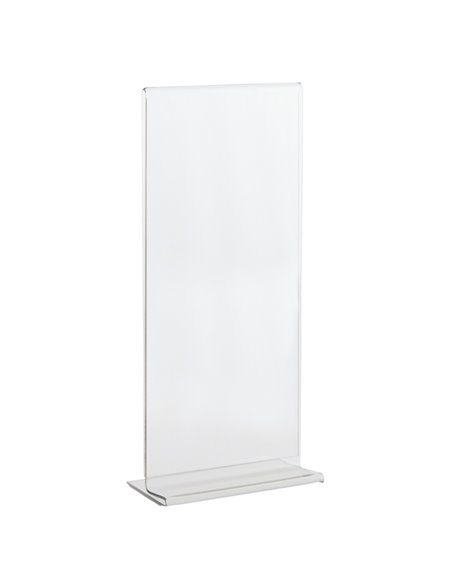 Display con base a T 1/3 A4 -10x21cm Lebez 80993 LEBEZ PORTADEPLIANT DA TAVOLO