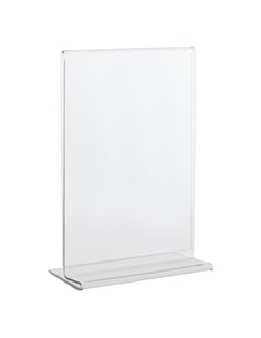 Display con base a T A6 - 10,5x15cm Lebez 80996 LEBEZ PORTADEPLIANT DA TAVOLO
