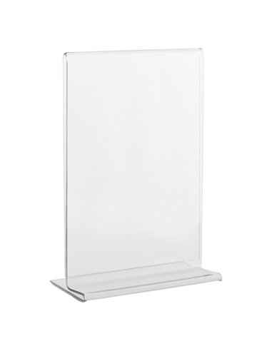 Display con base a T A6 - 10,5x15cm Lebez 80996 LEBEZ PORTADEPLIANT DA TAVOLO
