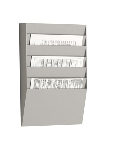 Portadepliant a 6 tasche A4 orizzontali Wall Organizers Paperflow K500002 PAPERFLOW PORTADEPLIANT DA PARETE