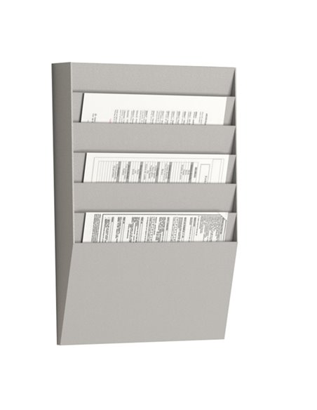 Portadepliant a 6 tasche A4 orizzontali Wall Organizers Paperflow K500002 PAPERFLOW PORTADEPLIANT DA PARETE