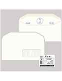 500 busteKAMI GOMMATE bianca carta riciclata FSC®c/finestra110x230mm 100gr Pigna 0250002AM