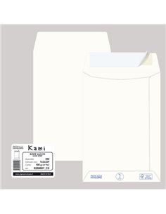 500 buste sacco KAMI STRIP bianca carta riciclata FSC® 162x229mm 100gr Pigna Env 0250007C5