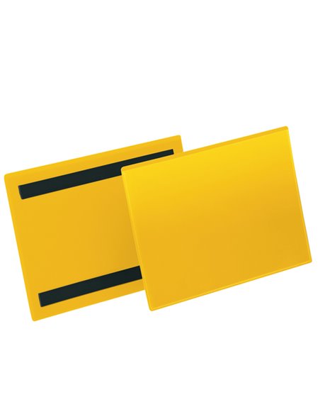 50 buste identificazione magnetiche 210x148mm (A5-ORIZ.) art.1743 GialloDURABLE 1743-04 DURABLE BUSTE PER IDENTIFICAZIONE E L...