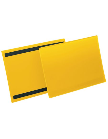 50 buste identificazione magnetiche 297x210mm (A4-ORIZ.) art.1745 GialloDURABLE 1745-04 DURABLE BUSTE PER IDENTIFICAZIONE E L...