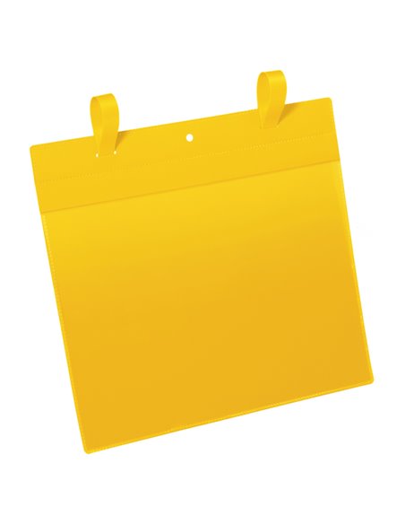 50 buste identificazione con fascette 297x210mm(A4-ORIZ.)ART.1751 GialloDURABLE 1751-04 DURABLE BUSTE PER IDENTIFICAZIONE E L...