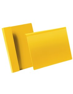50 buste identificazione con aletta 210x297mm (A4-oriz) 1723 Giallo Durable 1723-04 DURABLE BUSTE PER IDENTIFICAZIONE E LEGGII
