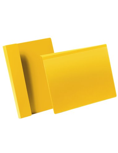 50 buste identificazione con aletta 210x297mm (A4-oriz) 1723 Giallo Durable 1723-04 DURABLE BUSTE PER IDENTIFICAZIONE E LEGGII