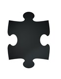 Set 6 Lavagne XXL Puzzle 40x29,6cm da parete Securit FB-PUZZLE