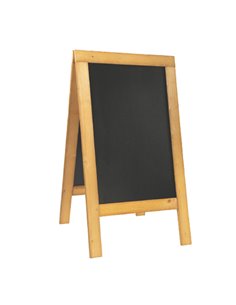 Lavagna Nature 131x72,7x72cm legno naturale SANDWICH Securit SBS-N-135 SECURIT LAVAGNE NERE