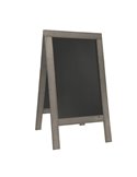Lavagna Nature 131x72,7x72cm legno grigio SANDWICH Securit SBS-NG-135