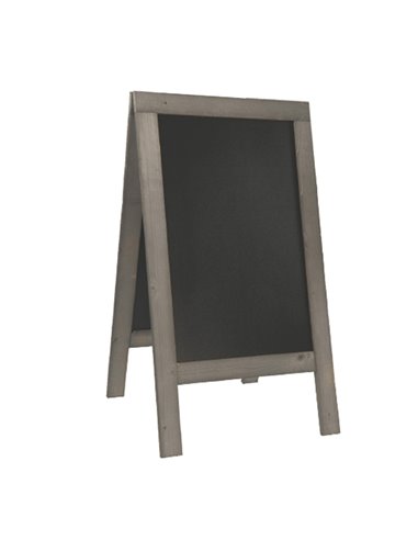 Lavagna Nature 131x72,7x72cm legno grigio SANDWICH Securit SBS-NG-135