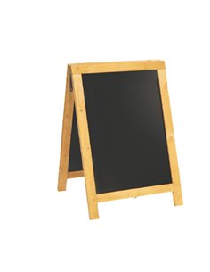 Lavagna Nature 85x54,5x44cm legno naturale SANDWICH Securit SBD-N-85 SECURIT LAVAGNE NERE