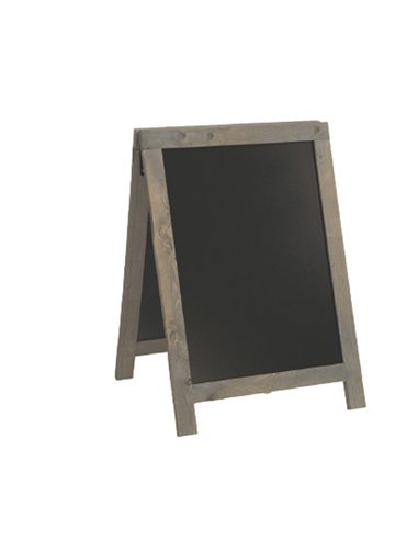 Lavagna Nature 85x54,5x44cm legno grigio SANDWICH Securit SBD-NG-85 SECURIT LAVAGNE NERE