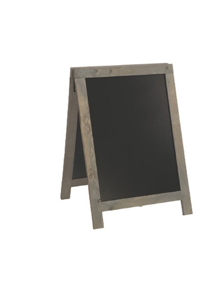 Lavagna Nature 85x54,5x44cm legno grigio SANDWICH Securit SBD-NG-85 SECURIT LAVAGNE NERE