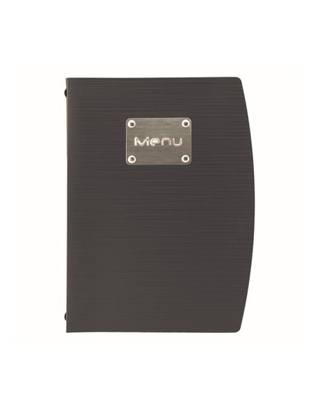 PortamenU' A5-18x23,5cm Nero RIO con 1 INSERTO DOPPIO MC-RCA5-BL
