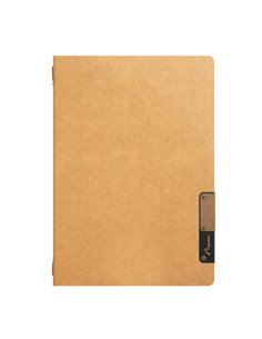 Porta MenU' A4-24,5x34cm Beige Nature con 1 INSERTO DOPPIO MC-NTA4-BI SECURIT PORTA MENU' e ACCESSORI