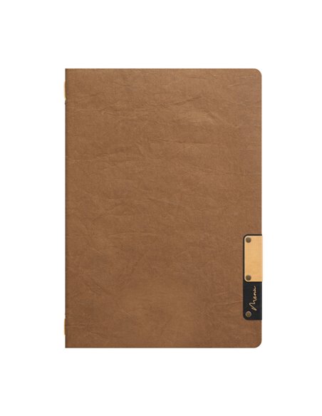 Porta MenU' A5-24,9x17,5cm Marrone Nature con 1 INSERTO DOPPIO MC-NTA5-BR SECURIT PORTA MENU' e ACCESSORI