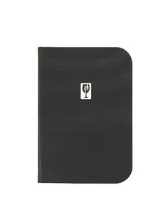 Porta MenU' A4-31,5x24cm Nero Essential MC-ESA4-BL SECURIT PORTA MENU' e ACCESSORI