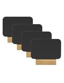 Set 4 mini lavagne segnaposto 7,5x9cm Securit FBT-RECT-4
