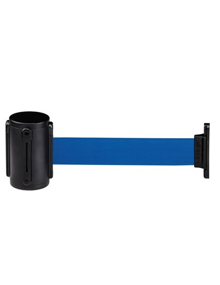 Segnapercorso murale Nero con nastro 200cm Blu Alfa Mural 103392