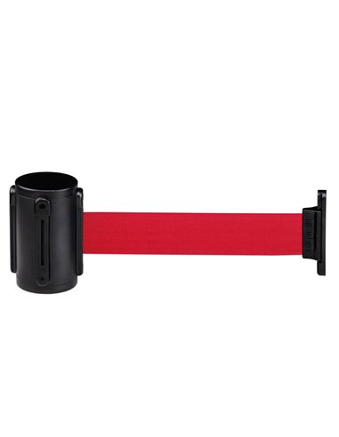 Segnapercorso murale Nero con nastro 200cm Rosso Alfa Mural 103393 Medial COLONNINE SEGNAPERCORSO E ACCESSORI