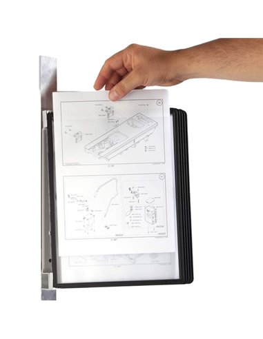 Leggio Vario Magnet Wall 5 pannelli Durable 5914-01 DURABLE LEGGII