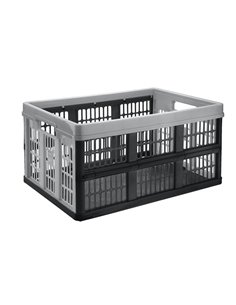 CASSETTA PIEGHEVOLE IN PLASTICA GRIGIA 475x350mm H 239mm CEP 2310150011 CEP SCAFFALI