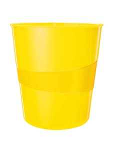 Cestino gettacarte WOW giallo 15LT LEITZ 52781016