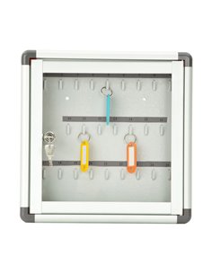 Bacheca murale portachiavi 30X30cm - 25 POSTI Metalplus 2184/0 METALPLUS BACHECHE PORTACHIAVI