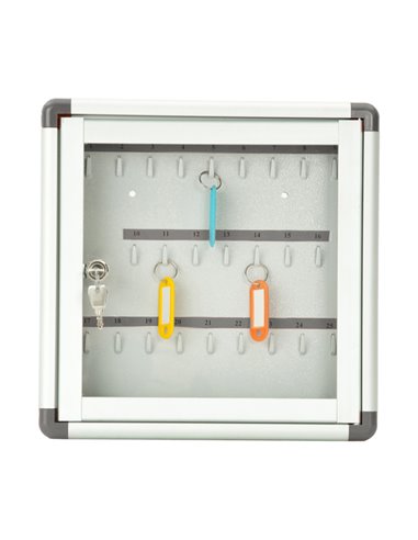 Bacheca murale portachiavi 30X30cm - 25 POSTI Metalplus 2184/0 METALPLUS BACHECHE PORTACHIAVI