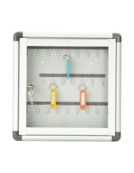 Bacheca murale portachiavi 30X30cm - 25 POSTI Metalplus 2184/0 METALPLUS BACHECHE PORTACHIAVI