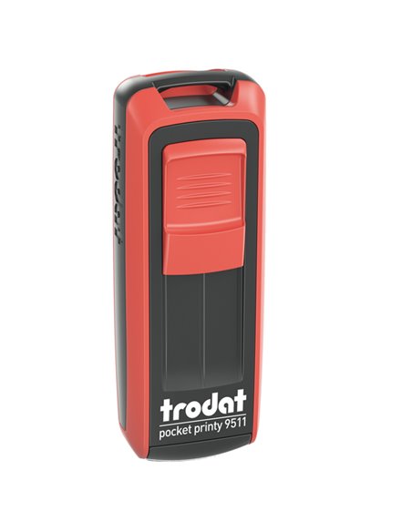 Timbro tascabile Pocket Printy 9511 38x14mm personaliz.4 righ autoinch. TRODAT 148739