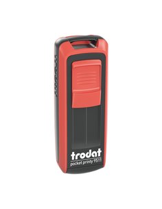 Timbro tascabile Pocket Printy 9512 47X18mm personaliz. 4righe autoinch. TRODAT 149168
