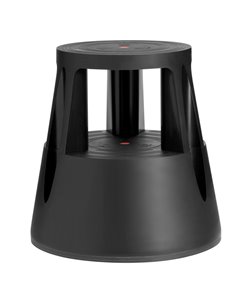 Sgabello Roll a step nero con ruote M561001 CAIMI Luigi & figlio SEDUTE TECNICHE E SGABELLI