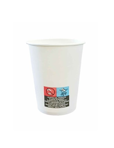 50 Bicchieri in carta con marcatura S.U.P 350ml Dopla Green 42135 DOPLA BICCHIERI E CANNUCCE MONOUSO