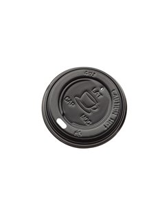 1000 Tappo in PS nero per bicchiere da 115ml Leone H0740 LEONE BICCHIERI E CANNUCCE MONOUSO