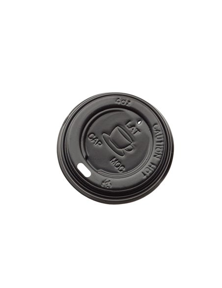 1000 Tappo in PS nero per bicchiere da 115ml Leone H0740 LEONE BICCHIERI E CANNUCCE MONOUSO