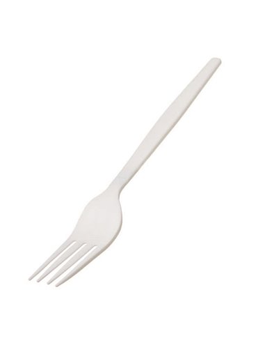 50 Forchetta in CPLA 16 cm bianco Leone Q2041.S LEONE POSATE MONOUSO